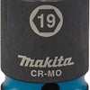Makita Zubehör Schlagschrauber-Stecknuss 19x38 mm 1 2 - e-16156