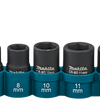 Makita Zubehör Schlagschrauber-Set 8-teilig – e-12289 – e-12289