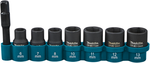 Makita Zubehör Schlagschrauber-Set 8-teilig – e-12289 – e-12289