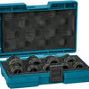 Imp Makita Zubehör Schlagschrauber-Steckschlüsselsatz 9-teilig Act Black, 1 2 VK - E-16564