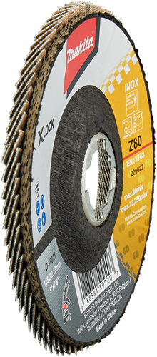 Makita Zubehör Lamellenschleifscheibe X-Lock 125 mm Z80 – D-76021 – D-76021