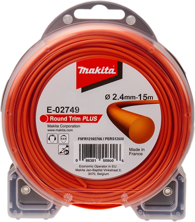 Makita Zubehör Mähfaden 2,4x15m rund - e-02749 e-02749