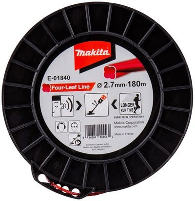 Makita Zubehör Mähfaden 2,7x180m rot - e-01840 - e-01840