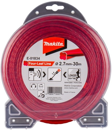 Makita Zubehör Mähfaden 2,7x30m rot - e-01834