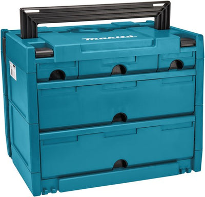 Makita Zubehör Makstor 4,5 m-Box Systainer mit 5 Schubladen – 395 x 295 x 320 mm – P-84349 – P-84349