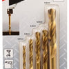 Makita Zubehör Metallbohrer-Set HSS-Zinn 5-teilig – B-57308