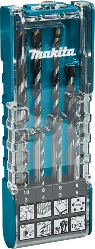 Makita Zubehör Multibohrer-Set 8-teilig – e-15855 – e-15855