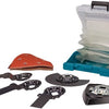 Makita Zubehör Multitool 14-teiliges Set für TM3000CX3, DTM52Z usw. – 199542-0 – 199542-0
