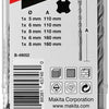 Makita Zubehör P2S SDS-Plus 5 6 8x110 6 8x160 – B-49052