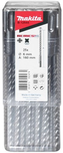 Makita-Zubehör P4S: SDS-Plus-Bohrer 6 x 160 mm – B-12572