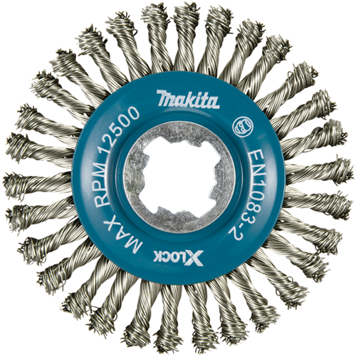 Makita Zubehör Rundbürste 115 mm X-Lock Edelstahl – D-73368 D-73368