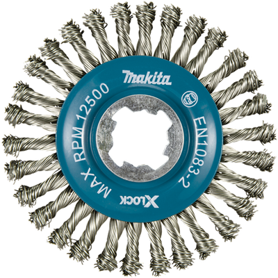 Makita Zubehör Rundbürste 115 mm X-Lock Edelstahl – D-73368 D-73368