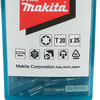 Makita Zubehör Schraubenbit T20x25mm – B-24642 – B-24642