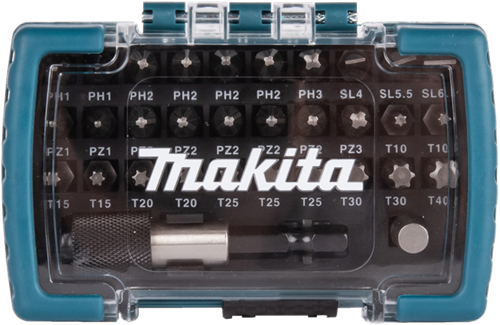 Makita Zubehör Schraubendreher-Bit-Set 32-teilig – D-74762 – D-74762