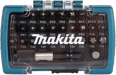 Makita Zubehör Schraubendreher-Bit-Set 32-teilig – D-74762 – D-74762