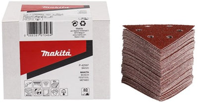 Makita Zubehör Schleifblatt 3-K K120 rot v. - P-42634 - P-42634
