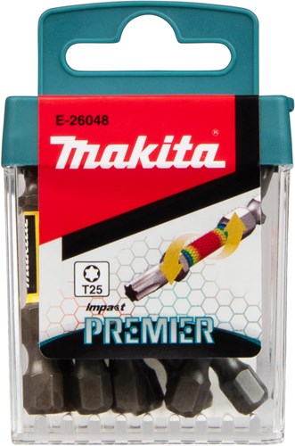 Imp Makita Zubehör Schlagschrauber-Bits T25x50mm | amtierender Premierminister | 10 Stück - e-26048