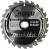 Makita Zubehör Doppelpack Kreissägeblätter Holz | Wirkung 165x20x1,4 25t 23g - b-62985-2