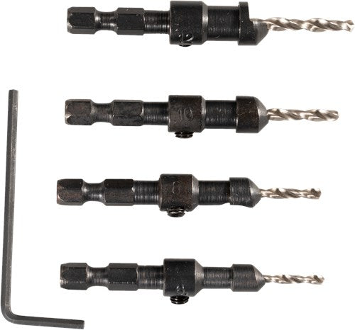Makita Zubehör Senker-Quad-Schraubendreher-Set – D-73455 – D-73455