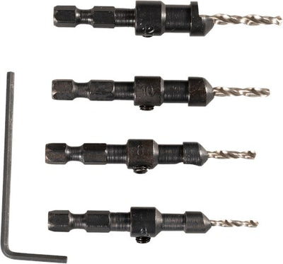 Makita Zubehör Senker-Quad-Schraubendreher-Set – D-73455 – D-73455
