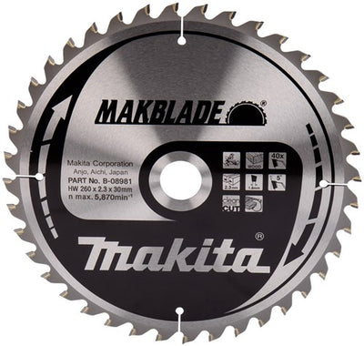 Makita Zubehör Sägeb. 260x30 40t – b-08981 – b-32770