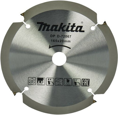 Makita Zubehör Sägeblatt PCD 165x20x1,8 4t 12g - D-72067