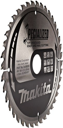 Makita Zubehör Kreissägeblattspitze 190x30x2,0 40t 23g - B-33180