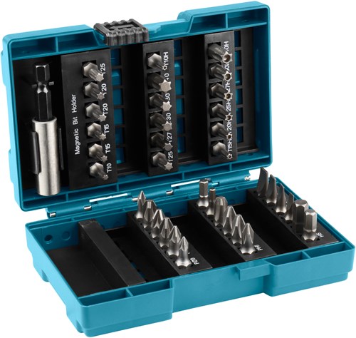 Makita-Zubehör b-28606 | 37 Stück | Schraubenbit-Set – B-28606