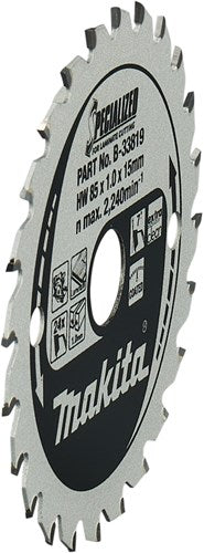 Makita Zubehör Kreissägeblatt Laminat | spezialisiert 85x15x1,0 24t 7g - b-33819 b-33819