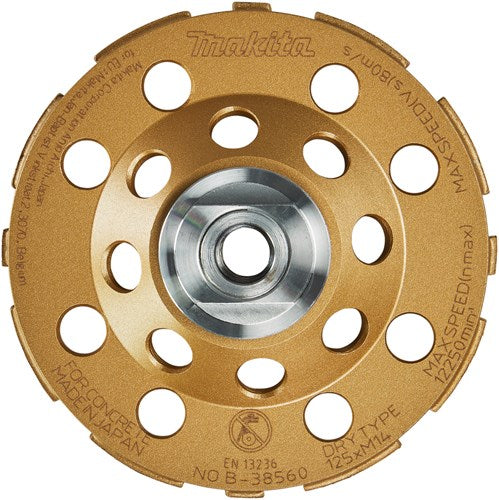 Zubehör für Makita Diamantschleiftopf 125 mm mittel – B-38560 B-38560