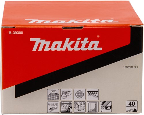 Makita Zubehör Schleifscheibe gelb Durchmesser 150 mm Körnung 40 – B-39300