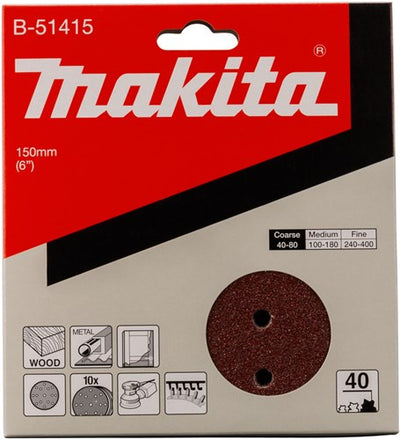 Makita Zubehör Schleifscheibe K40 150 mm – B-51415