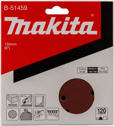 Makita Zubehör Schleifscheibe K120 150 mm – B-51459 – B-51459