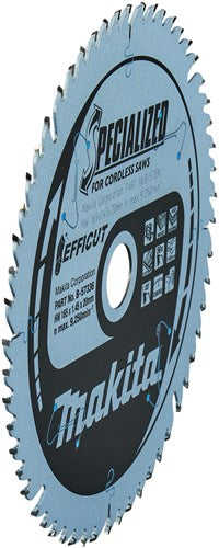 Makita Zubehör B-57336 Kreissägeblatt Holz Efficut 165x20x1,45 56t 23g - B-57336