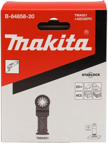 E-Cut-Sägeblatt von Makita. HCS-Holz 32 mm – B-64858-20