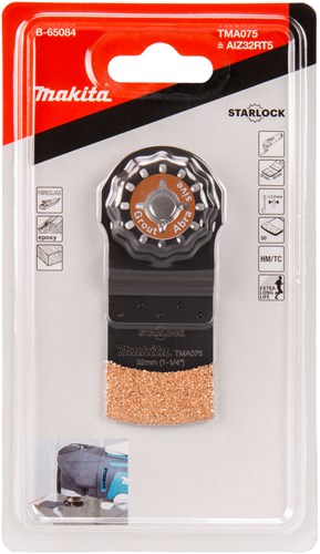 Makita-Zubehör b-65084 | tma075 | Tauchschneider Tc hm | 32x30mm k50 | Starlock-Multitool-Klinge – B-65084