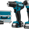 Makita clx224sax1 Kombiset – Akku-Bohrschrauber DF333 + Schlagschrauber TD110 12 V 2,0 Ah Li-Ion – clx224sax1