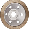 Makita Zubehör Diamanttopfscheibe | 125mm | sehr gut | Vollreifen - D-41464 D-41464