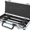 Makita Zubehör 3-teiliges SDS plus Meißelset: Spitz-, Flach- und Spatmeißel im Aluminiumkoffer D-42357 - D-42357