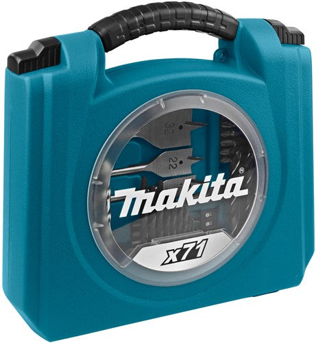 Makita Zubehör D-47145 Bohrer- und Schraubendreher-Bit-Set | 71 Stück - D-47145
