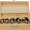 Makita Zubehör D-47363 5-teiliges Scharnierlochbohrset in Holzkassette – 15–35 mm – D-47363