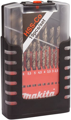 Makita Zubehör Bohrerset HSS-CO 19-teilig – D-50463