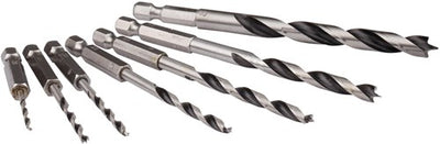Makita Zubehör D-62371 Holzspiralbohrer-Set 7-teilig 1 4'' – D-62371
