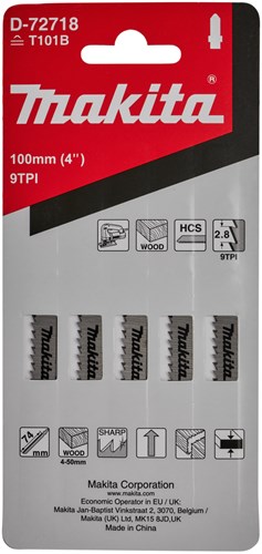 Makita Zubehör Stichsägeblatt Holz Kunststoff 74 mm – D-72718 – D-72718
