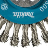 Makita Zubehör Rundbürste 115 mm X-Lock Edelstahl – D-73368 D-73368