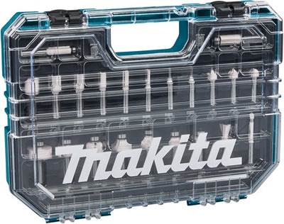 Makita-Zubehör d-74778 | Frässet | 8mm | 22-teilig | im Kunststoffkoffer - D-74778
