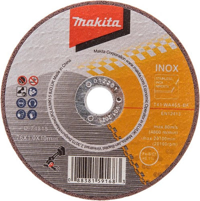 Makita d-74815-5 | Trennscheibe | Edelstahl | 76 mm – für dmc300
