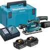 Makita dbo380rtj | Akku-Exzenterschleifer | 18v | Li-Ion | 2 x 5,0 Ah Akku + Schnellladegerät | in mbox - dbo380rtj