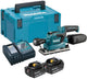 Makita dbo380rtj | Akku-Exzenterschleifer | 18v | Li-Ion | 2 x 5,0 Ah Akku + Schnellladegerät | in mbox - dbo380rtj