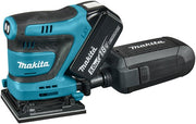 Makita dbo481rtj Akku-Handexzenterschleifer | 18v | 2 x 5,0 Ah Akku + Schnellladegerät | in mbox - dbo481rtj - afbeelding 2